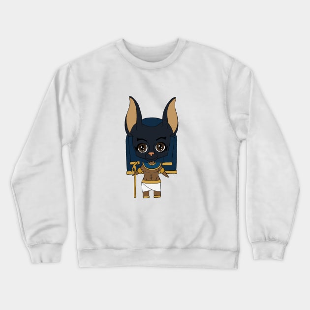 Anubis Crewneck Sweatshirt by thehistorygirl